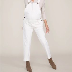 Current Elliot x Hatch White Maternity Overalls